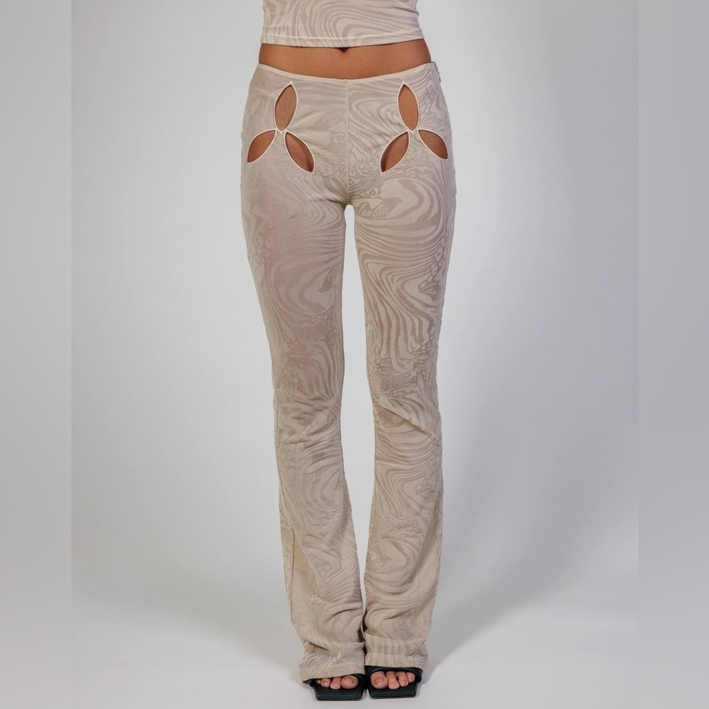 I AM GIA Amina Pant Cream Tan Mesh Small